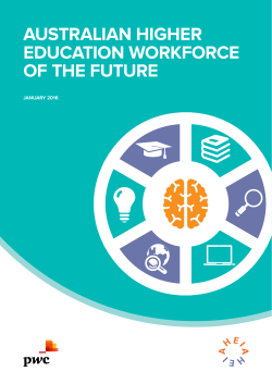the future of the Australian higher education workforce