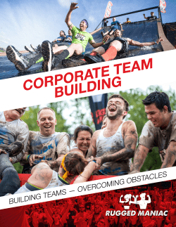 BUILDING TEAMS — OVERCOMING OBSTACLES