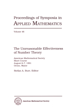 The Unreasonable Effectiveness of Number Theory