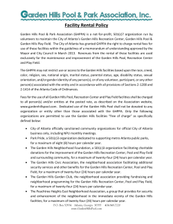 Facility Rental Policy