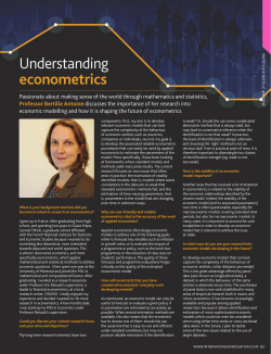 On the estimation of the parameters of ECONOMIC models