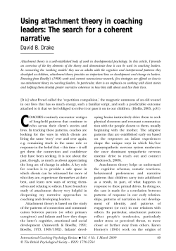 Using attachment theory in coaching leaders