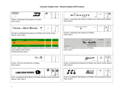 Container Graphics Sets - Miracle Railroad Products