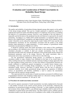 Evaluation and Consideration of Model Uncertainties in Reliability