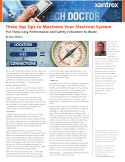 Three Top Tips to Maximize Your Electrical System