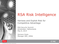 RSA Risk Intelligence