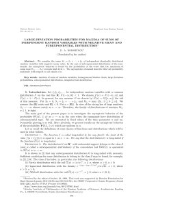 large-deviation probabilities for maxima of sums of independent