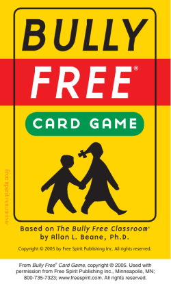 Bully Free® Card Game - Active Parenting Canada