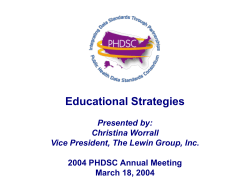 Educational Strategies/Web