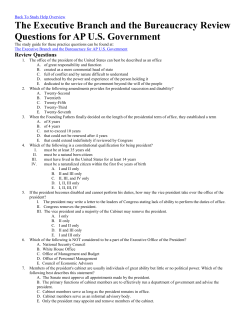 II. Congress removes the president.