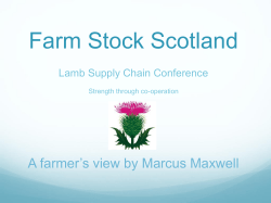 Marcus Maxwell - A Farmers View