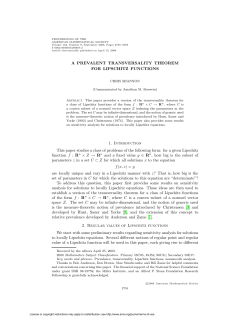 A PREVALENT TRANSVERSALITY THEOREM FOR LIPSCHITZ