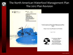 NAWMP Revision Round I workshops