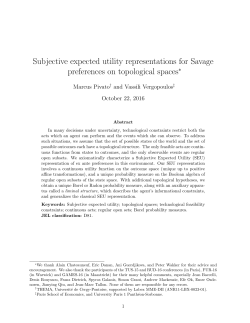Subjective expected utility representations for Savage preferences