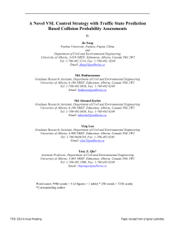 A Novel VSL Control Strategy with Traffic State Prediction Based