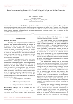 Data Security using Reversible Data Hiding with Optimal Value