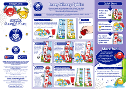 031 Insey Winsey Spider Web Instructions