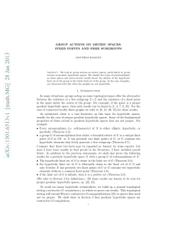 Group actions on metric spaces: fixed points and free subgroups