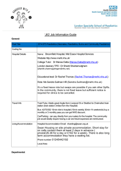 Board Bulletin - London School of Paediatrics