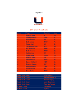 here - Union Bears Baseball