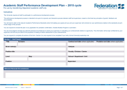 Click on each field to - Federation University Australia