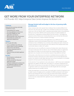 Get More from Your Enterprise Network