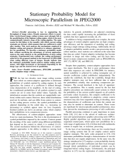 Stationary Probability Model for Microscopic