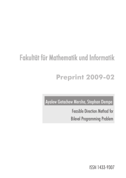 Feasible Direction Method for Bilevel Programming Problem