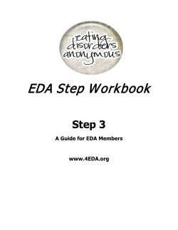 EDA Step Workbook - Eating Disorders Anonymous