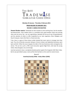 Monday 11 January &ndash; RELEASE