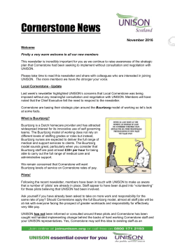 information in November`s newsletter