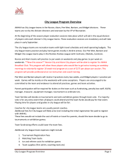 City League Program Overview