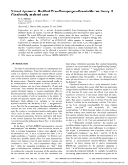 Modified Rice&ndash;Ramsperger&ndash;Kassel&ndash;Marcus theory. II. Vibrationally