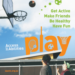 Get Active Make Friends Be Healthy Have Fun