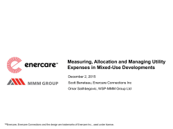 Measuring, Allocation and Managing Utility Expenses in Mixed