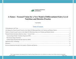 A Future - Focused Vision for a New Model of Differentiated Entry