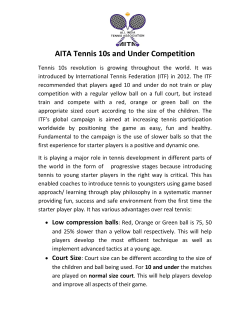 AITA Tennis 10s and Under Competition