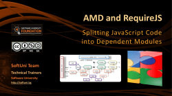 Async Modules Definition and RequireJS