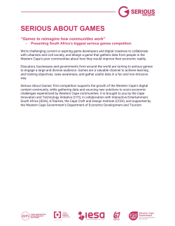 brief - Serious About Games