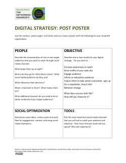 Digital Strategy: Post Poster