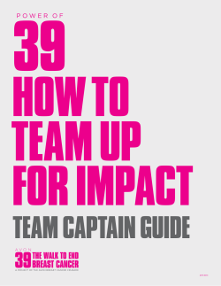 2016 Team Handbook