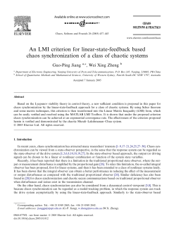 An LMI criterion for linear-state