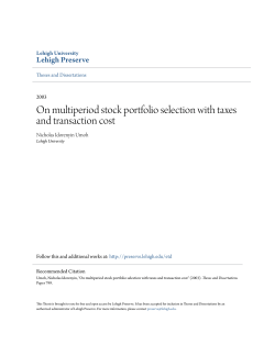 On multiperiod stock portfolio selection with taxes