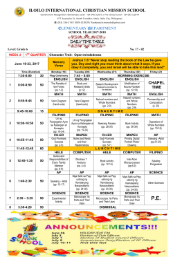 ILOILO INTERNATIONAL CHRISTIAN MISSION SCHOOL