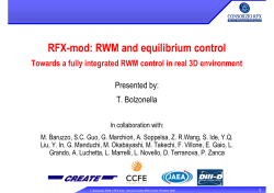 RFX-mod: RWM and equilibrium control
