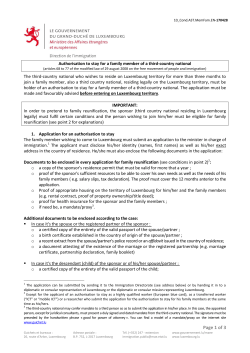 Documents &agrave; produire lors de la demande d`un visa en
