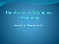 The Vision of Autonomic Computing