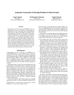 Automatic Generation of Starting Positions in Board Games
