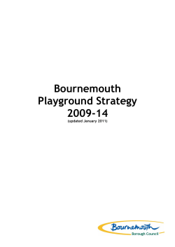 Bournemouth Playground Strategy 2009-14