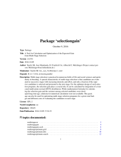 Package `selectiongain`